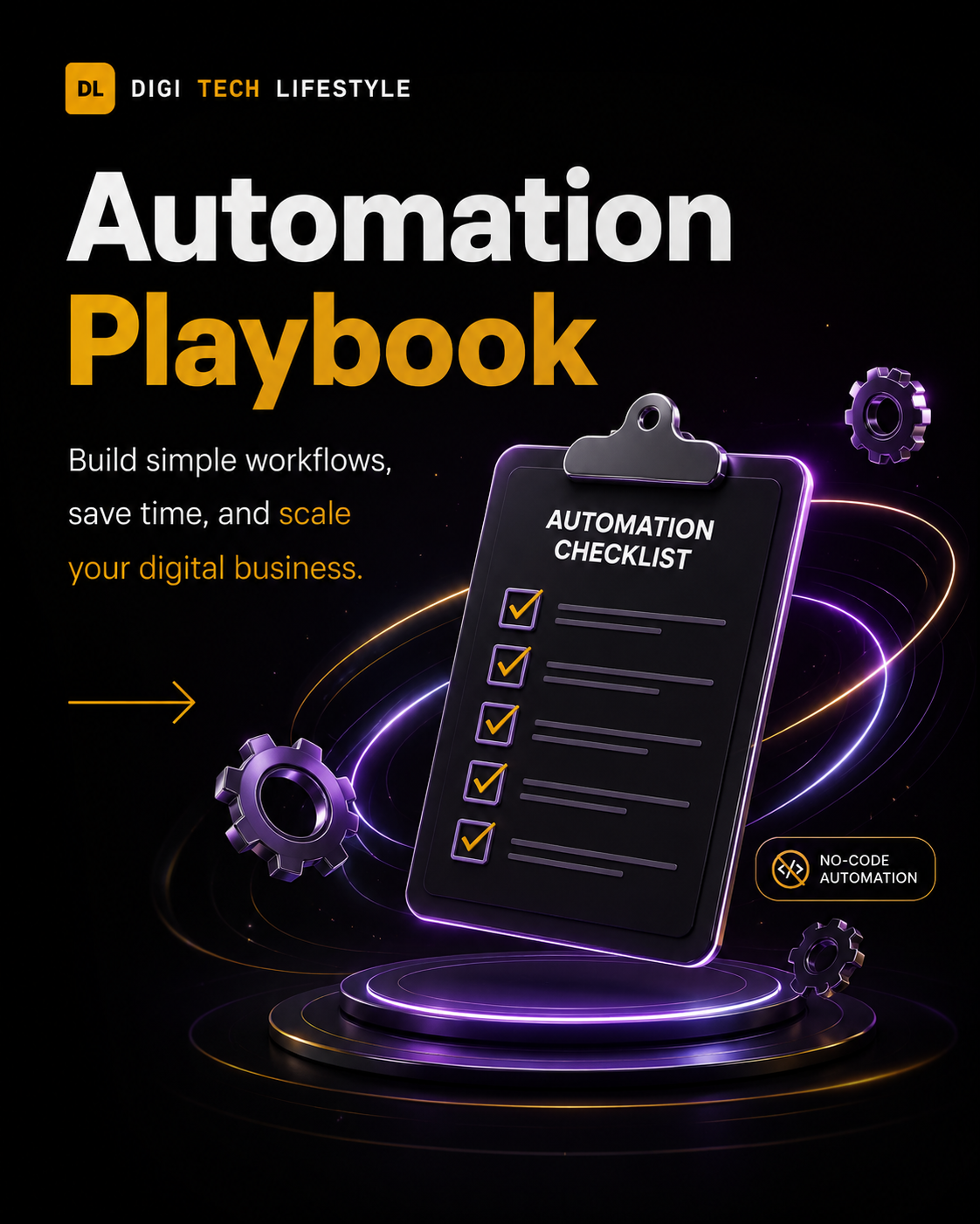 Automation Playbook — no-code workflow guide for digital business