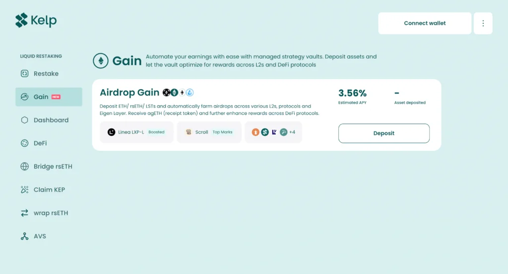 Kelp Launches Gain Yield Optimizer on Avalanche to Maximize DeFi Yields | DeFi Rate News